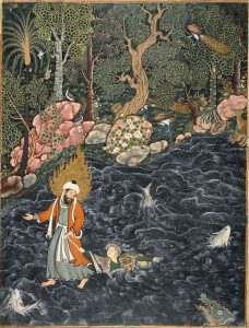 Persian miniature Elijah