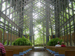 Thorncrown Chapel, in Arkansas