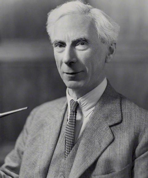 Public domain photo of Bertrand Russell