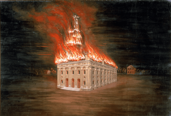 CCA Christensen, destruction of Nauvoo Temple