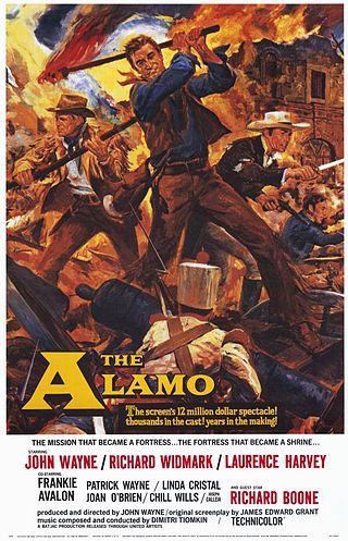 The poster for John Wayne's 1960 movie