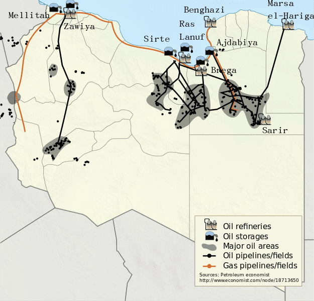 A Libyan map