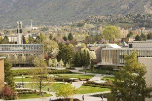 BYU campus scene