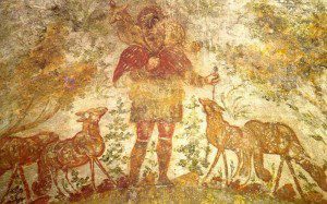 An ancient Christian image of Jesus as Good Shepherd