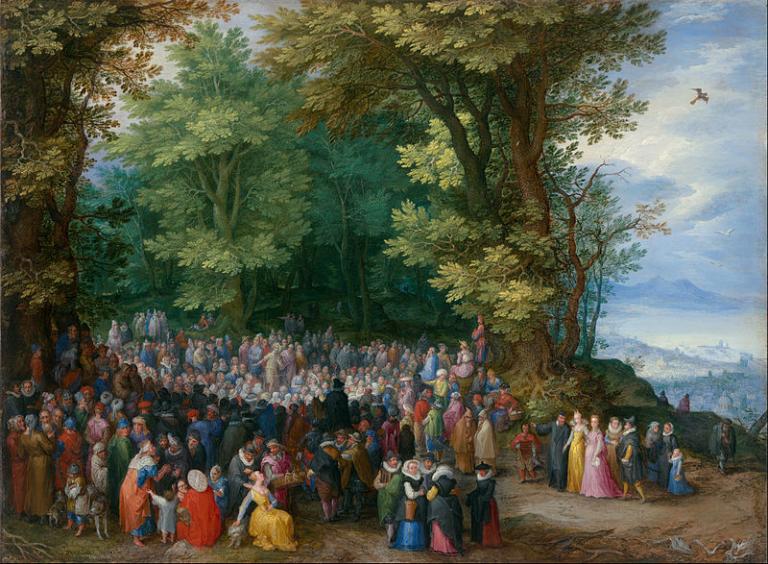 Brueghel's Sermon on Mount