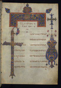 Armenian gospel ms.