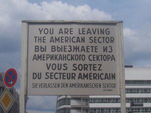 Sie verlassen den Amerikanischen Sektor