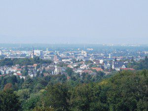 aerial view of Darmstadt