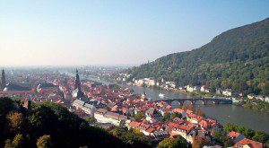 Neckar with Heidelberg