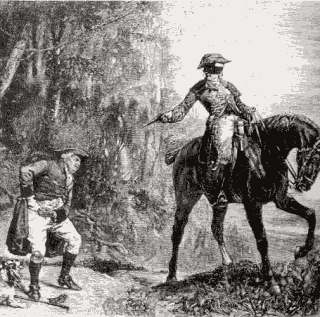 A highwayman robs somebody.