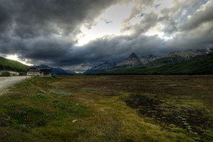 A landscape in Tierra del Fuego