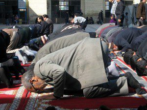 Muslims at prayer