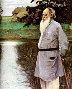 Tolstoy portrait, 1907
