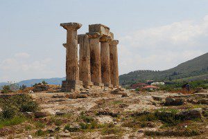 Apollo's temple at Corinth, fallen on hard times