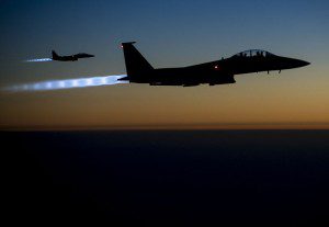 American fighter-bombers over Syria