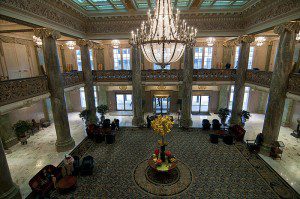 Lobby of former Hotel Utah
