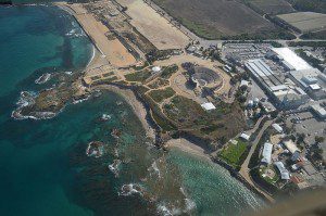 Maritime Caesarea, from the air