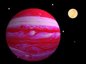 A partly hypothetical exoplanet