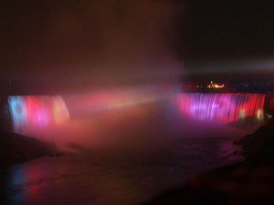 Colorful Horseshoe Falls