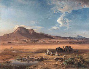 Korinthos, with Akrokorinthos in the background