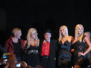 Hugh Hefner and Bunnies