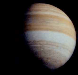 A pioneering photo of Jupiter