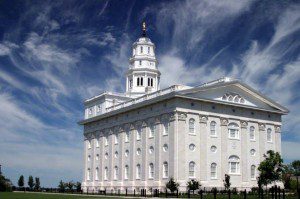The Nauvoo Illinois Temple from the east southeast