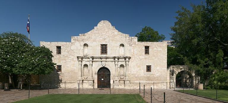 The Alamo, mission-fortress