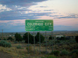 Entering Colorado City