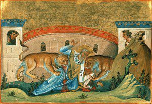Ignatius and the lions