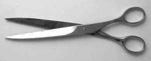 A pair of scissors