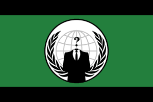 The flag of "Anonymous"