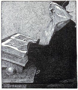 The sorcerer Merlin