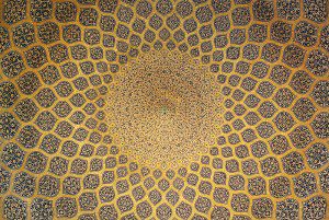 Lotfollah Mosque, inside of dome
