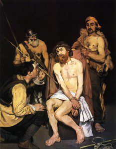 Manet, mocking of Jesus
