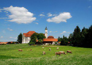 Noch eine Ansicht auf die Wieskirche