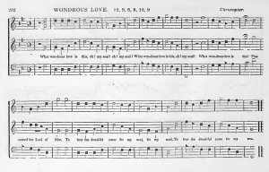 "What Wondrous Love is This" score