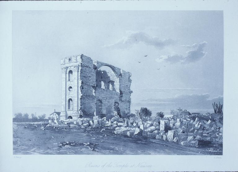 Piercy's image of Nauvoo Temple