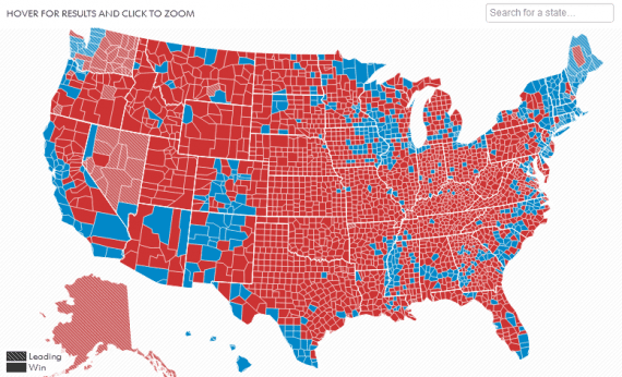 County breakdown of 2012 presidential election results