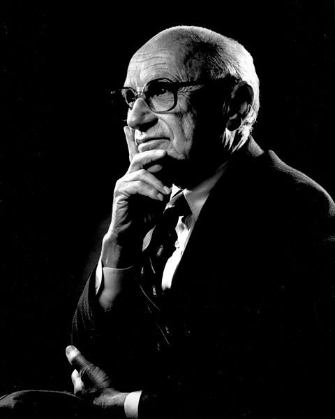 2004 portrait of Milton Friedman
