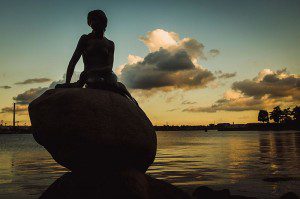 The Little Mermaid, in Copenhagen