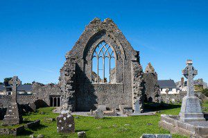 The ruins of an Irish Dominican priory