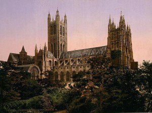 The cathedral at Canterbury