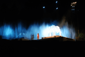 Nephi and his vision at the Hill Cumorah Pageant