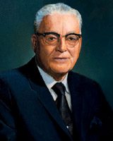 Harold B. Lee, in color