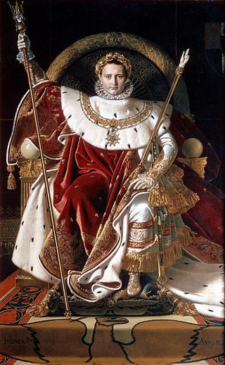 Napoleon I on his Imperial Throne 