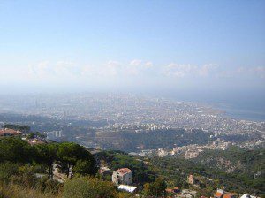 Ein Blick über Beirut