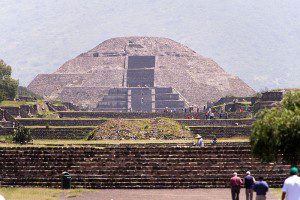 The Pyramid of the Sun at Teotihuacán