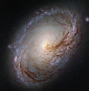 A curious spiral galaxy called Messier 96