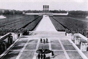 A Nazi rally (at Nürnberg?)